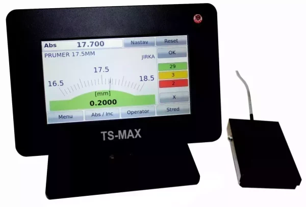 Digital readout of the TS-MAX series for 1D measurements